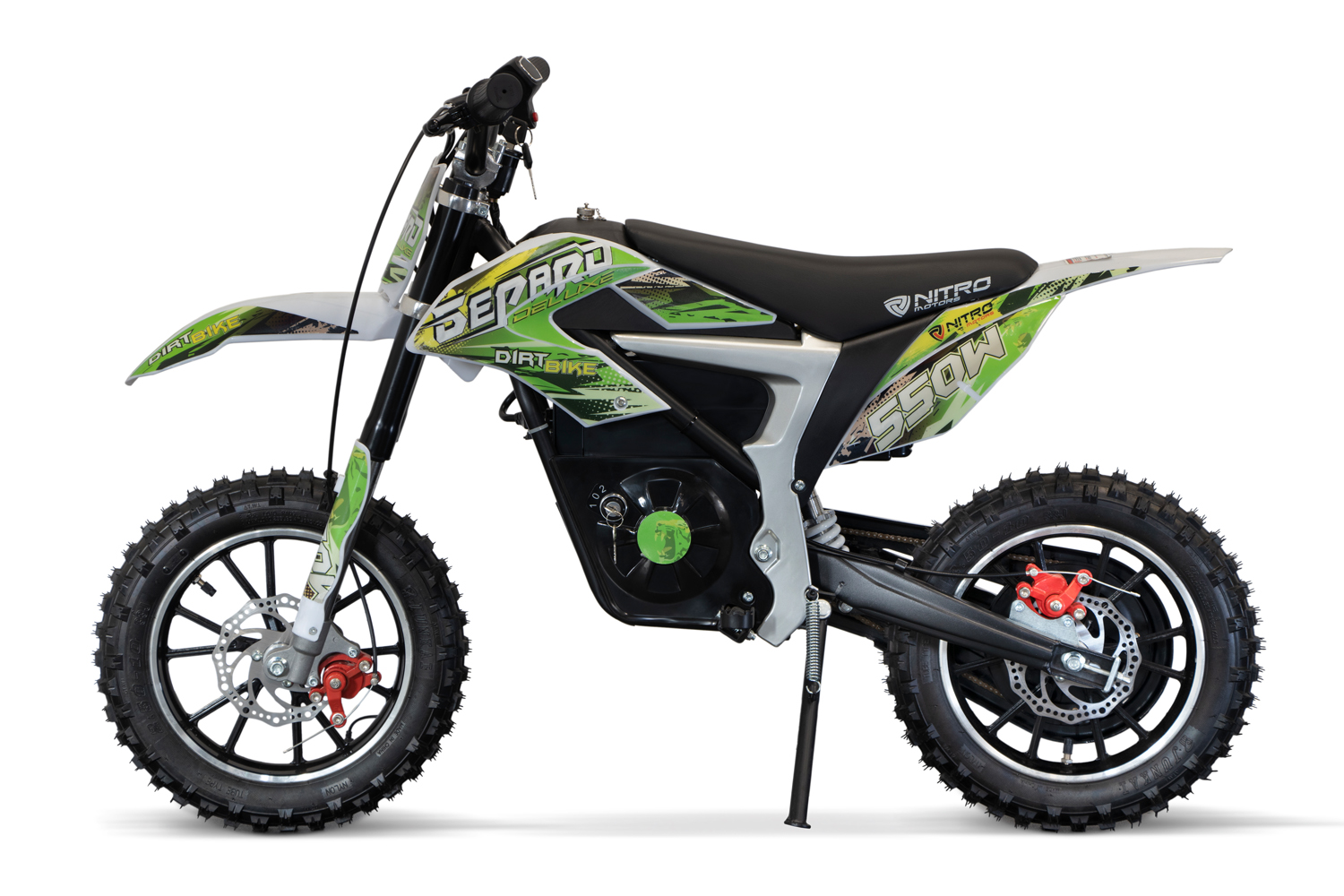 NITRO MOTORS 550W Eco mini Kinder Dirtbike Gepard DLX 10" - Crossbike - Motorcross Kids