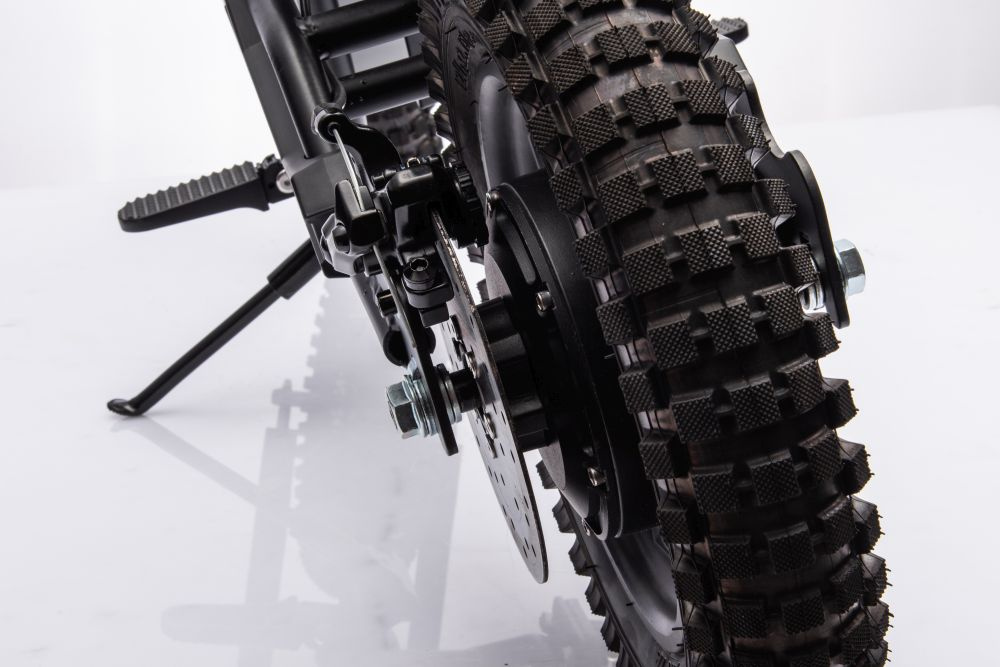 Kinder Dirtbike A9901, Kindermotorcross mit 350 Watt, Elektro-Motorcross bis 15 km/h, Kindermotorrad mit Radnabenmotor