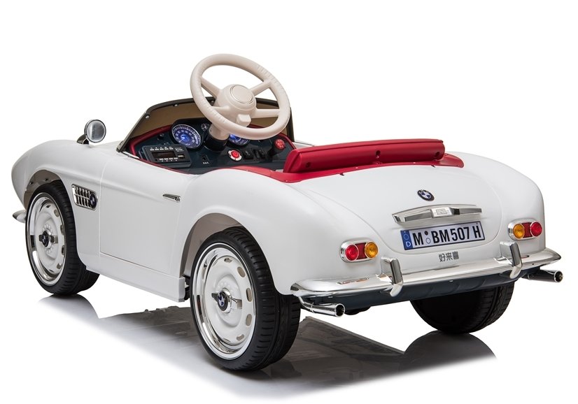 Kinderauto Oltimer, BMW Retro, Elektrofahrzeug für Kinder