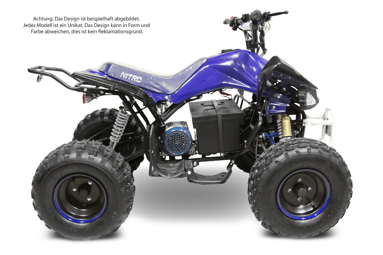 Elektro Kinderquad Speedy Eco Midi Quad 1000 Watt S8 48V 8 Zoll Wellenantrieb mit Differential