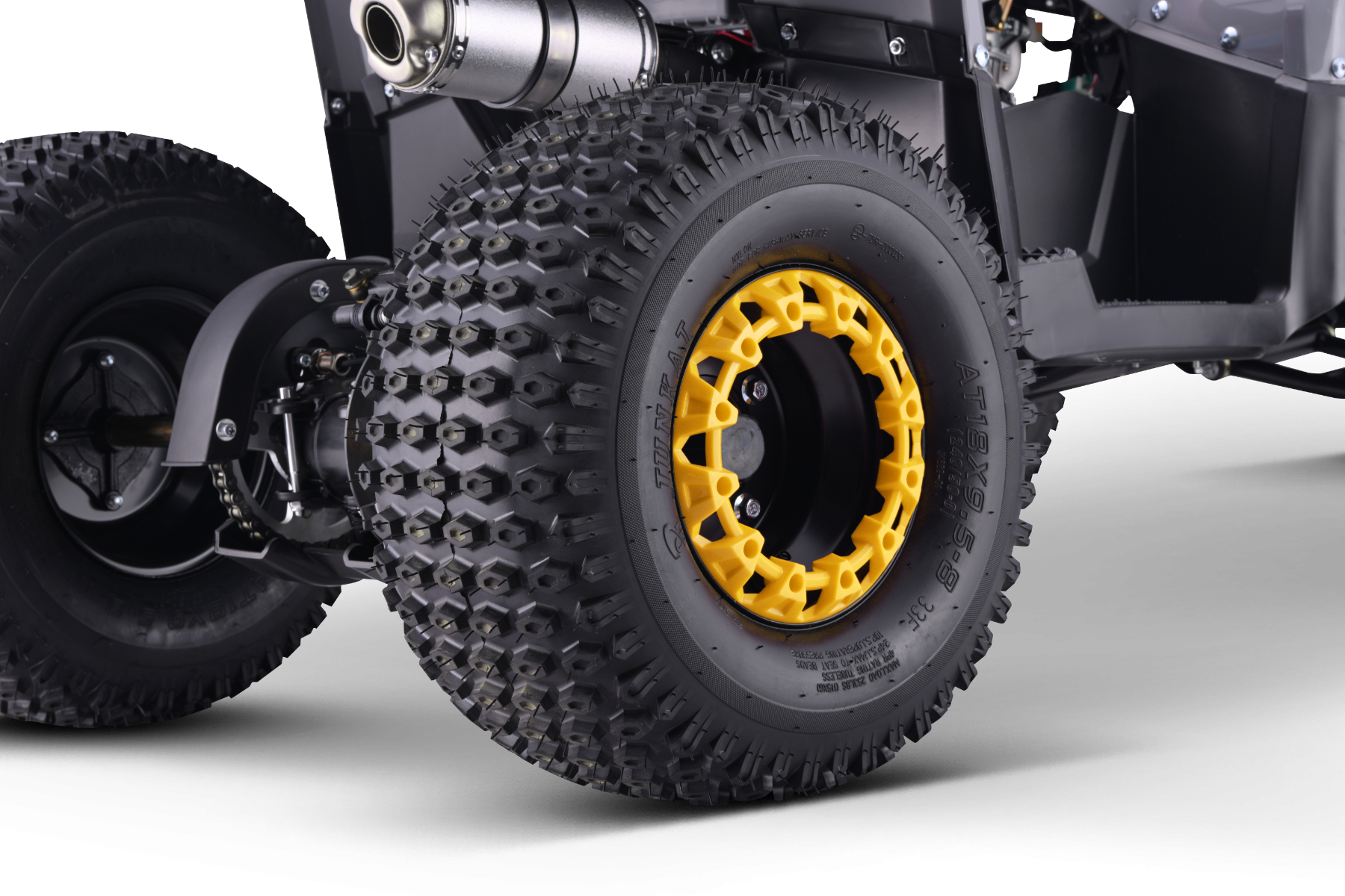 ATV Mini-Quad für Kinder Beneo Motors Warrior, 125cc Benzin Kinderquad, 8 Zoll Räder und 60 km/h
