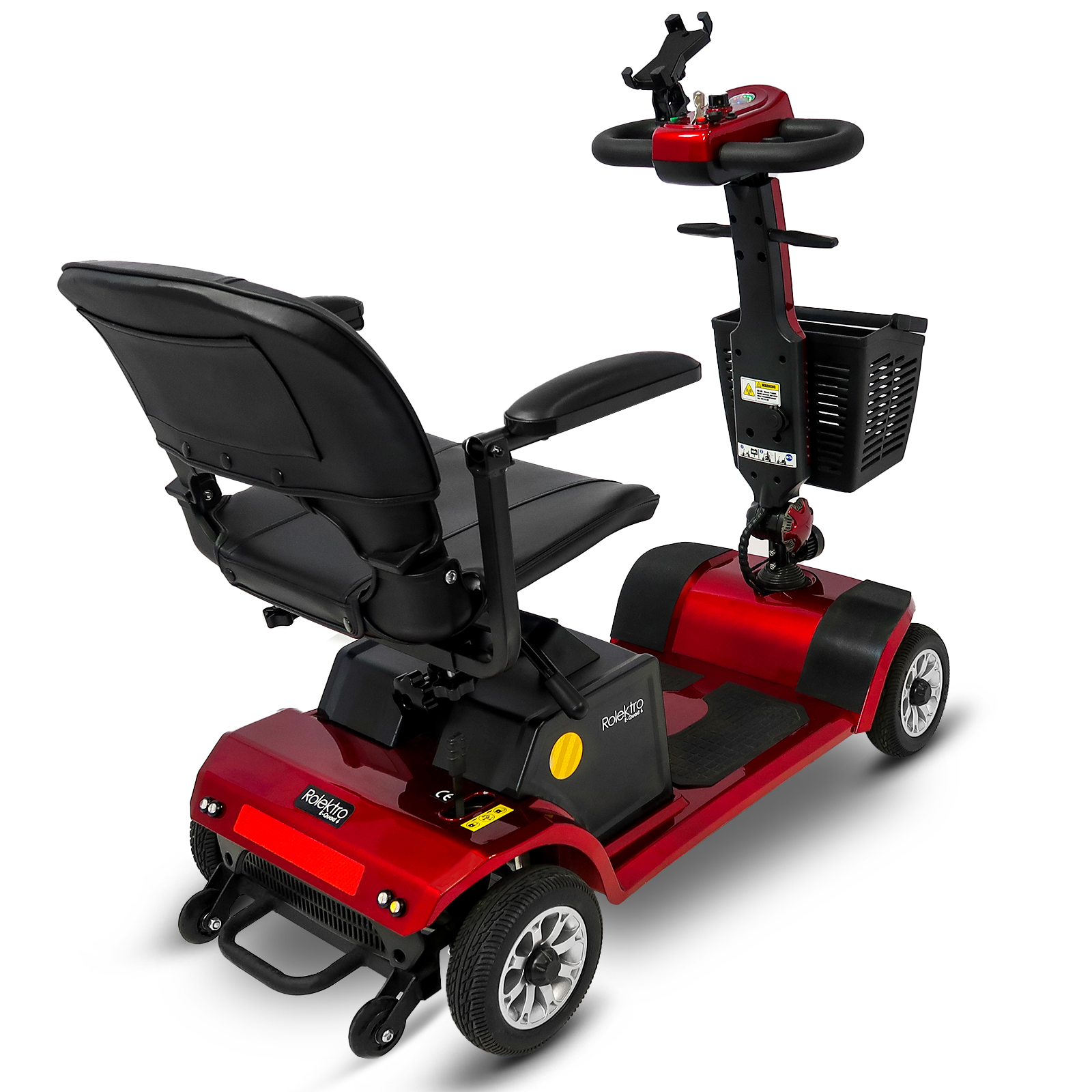 Elektro Seniorenmobil E-Quad 6 von Rolektro - Krankenfahrstuhl bis 6 km/h mi BleiGel oder Lithium