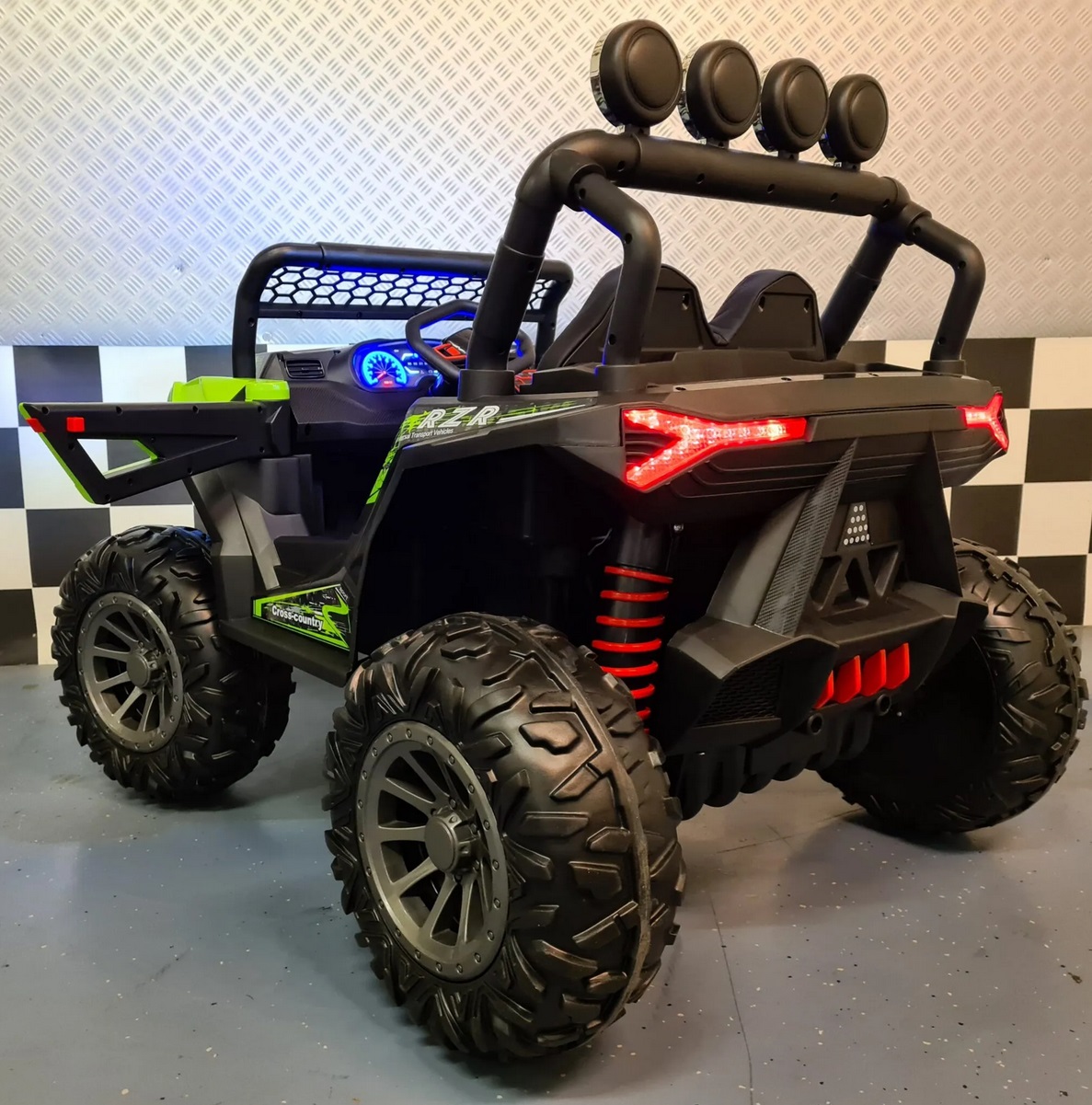 Elektro Kinderauto Kinderbuggy, Elektrobuggy mit 4x35 Watt Allrad, tolle LED-Lichter