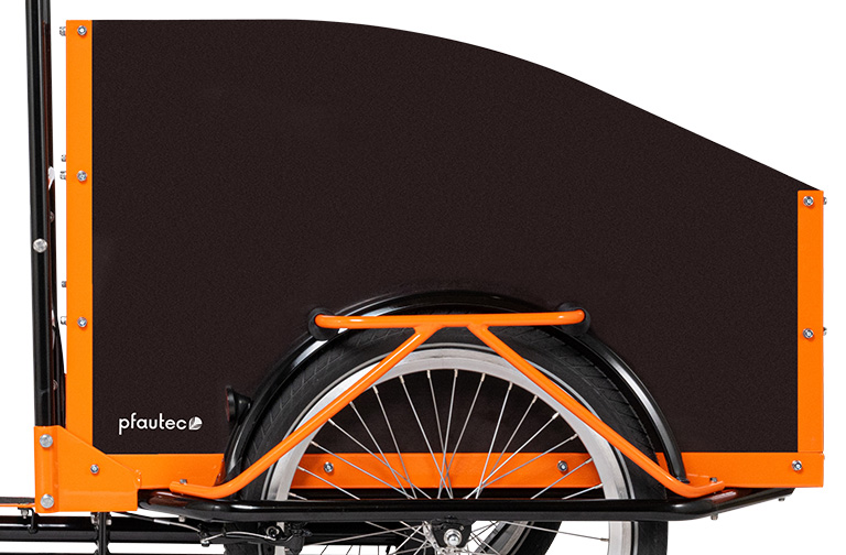 Transportfahrrad Jumbo, Lastenfahrrad von Pfau-Tec mit großer Transportkiste