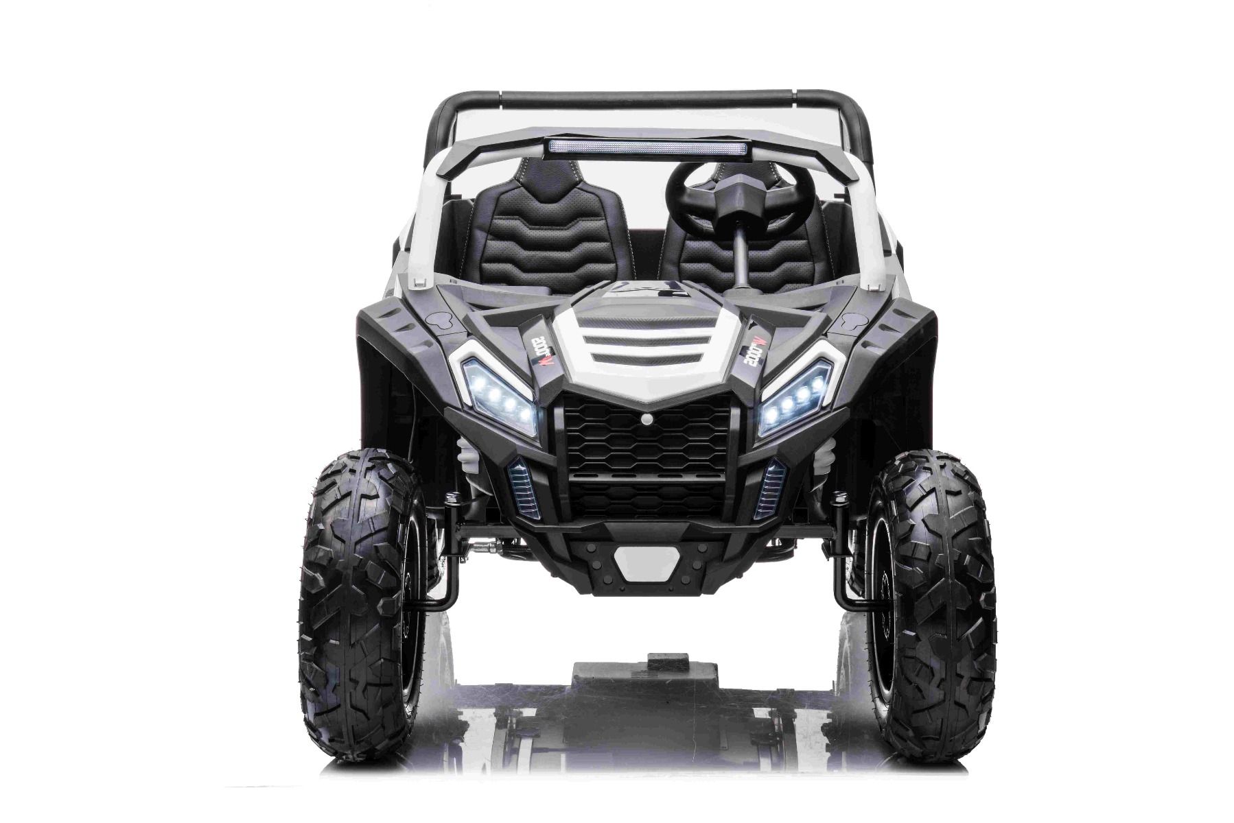 Großes Kinder Elektroauto - 15 km/h, 2-Sitzer Elektro-Buggy UTV XXL Elektrofahrzeug mit Lithiumakku und Differential Motor