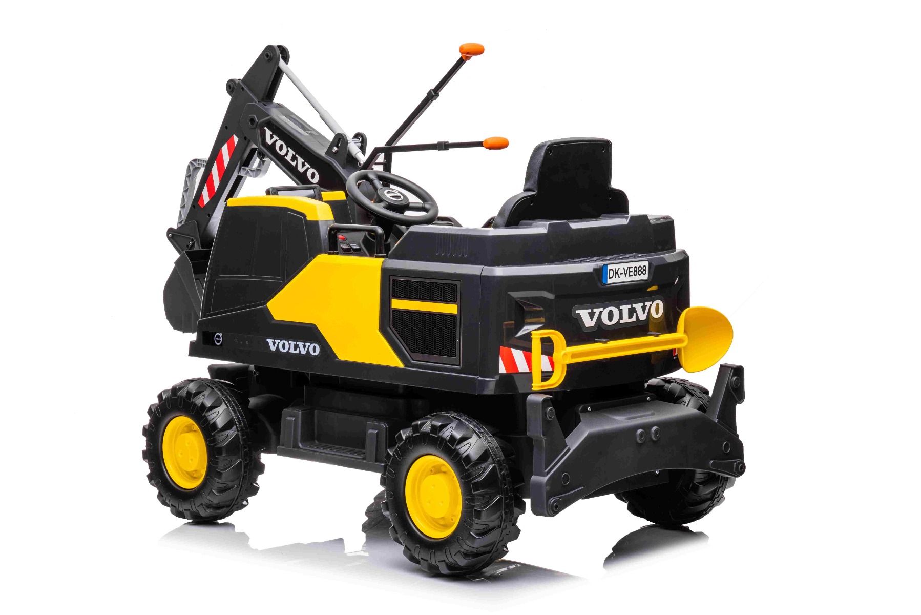 Elektrischer Bagger für Kinder Volvo Excavator - Kinderbagger mit Baggerschaufel, Elektrobagger für Kinder