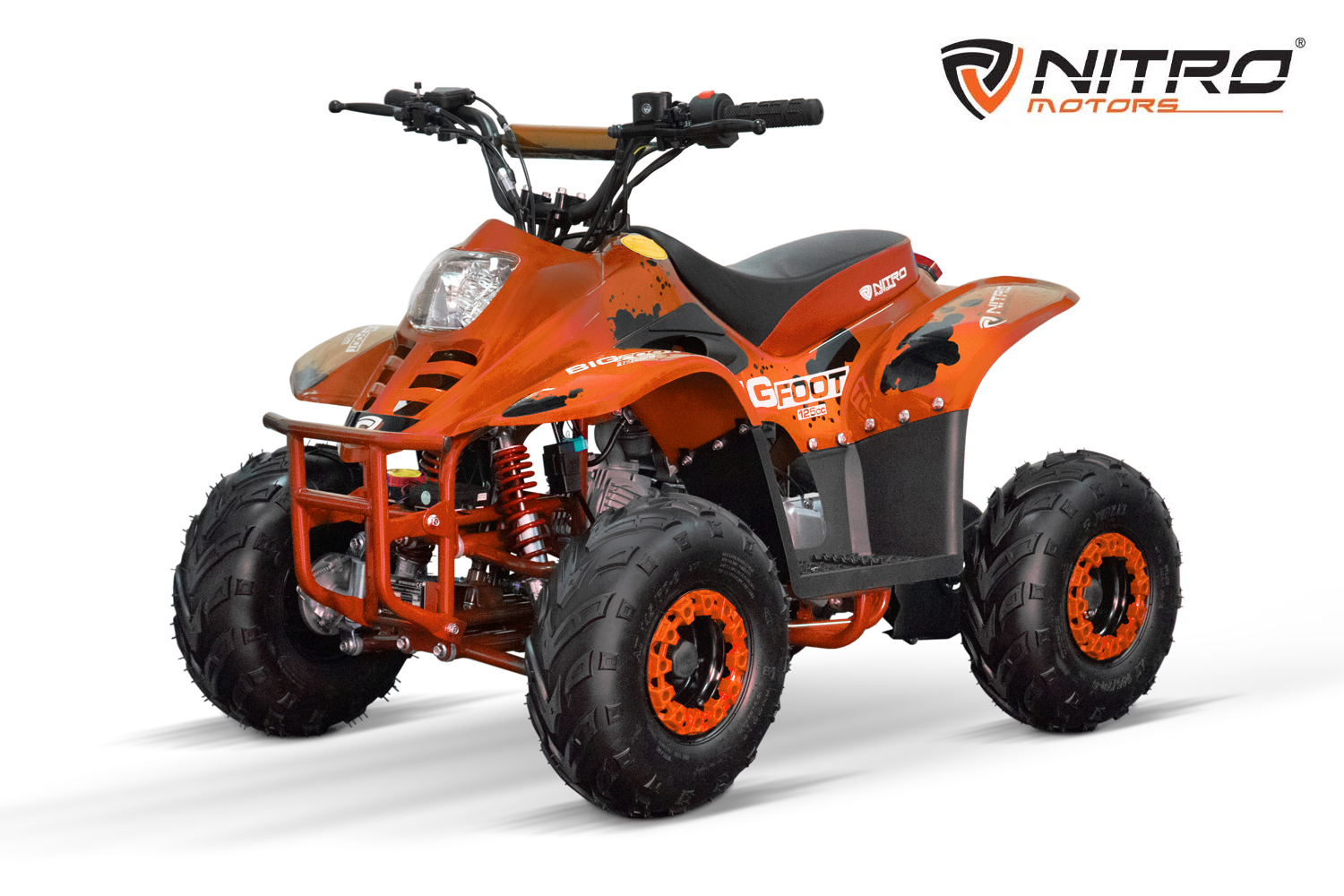 NITRO MOTORS 125cc midi Kinder Quad Bigfoot Sport 6-A, Benzin Kinderquad, 6 Zoll