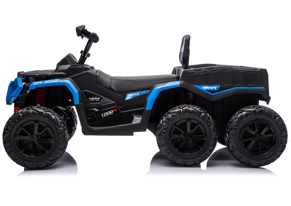 Elektro Kinderfahrzeug Elektroquad JC606 mit Trailer 6 Räder, Kinderquad ATV 4x200 Watt