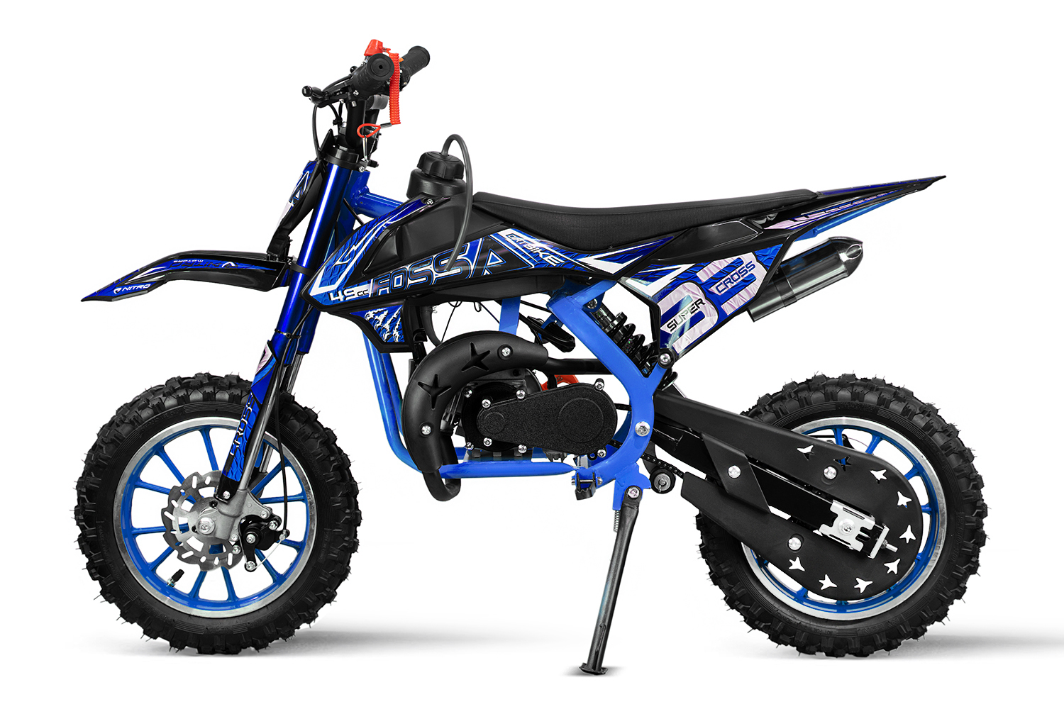 NITRO MOTORS 49cc mini Kinder Dirtbike Fossa Fun 10 Zoll, Kinder Motorcross Bike