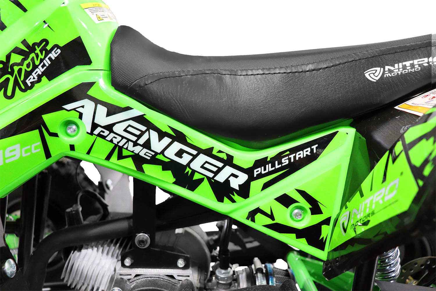 NITRO MOTORS 49cc mini Kinder Quad Avenger PRM 6 Zoll, Atv Kinderquad Benzinquad