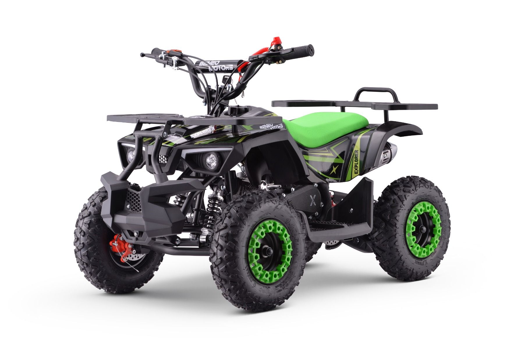ATV Mini Anfänger Quad für Kinder Beneo Motors EXPLORER, 50cc Benzin Kinderquad 40 km/h