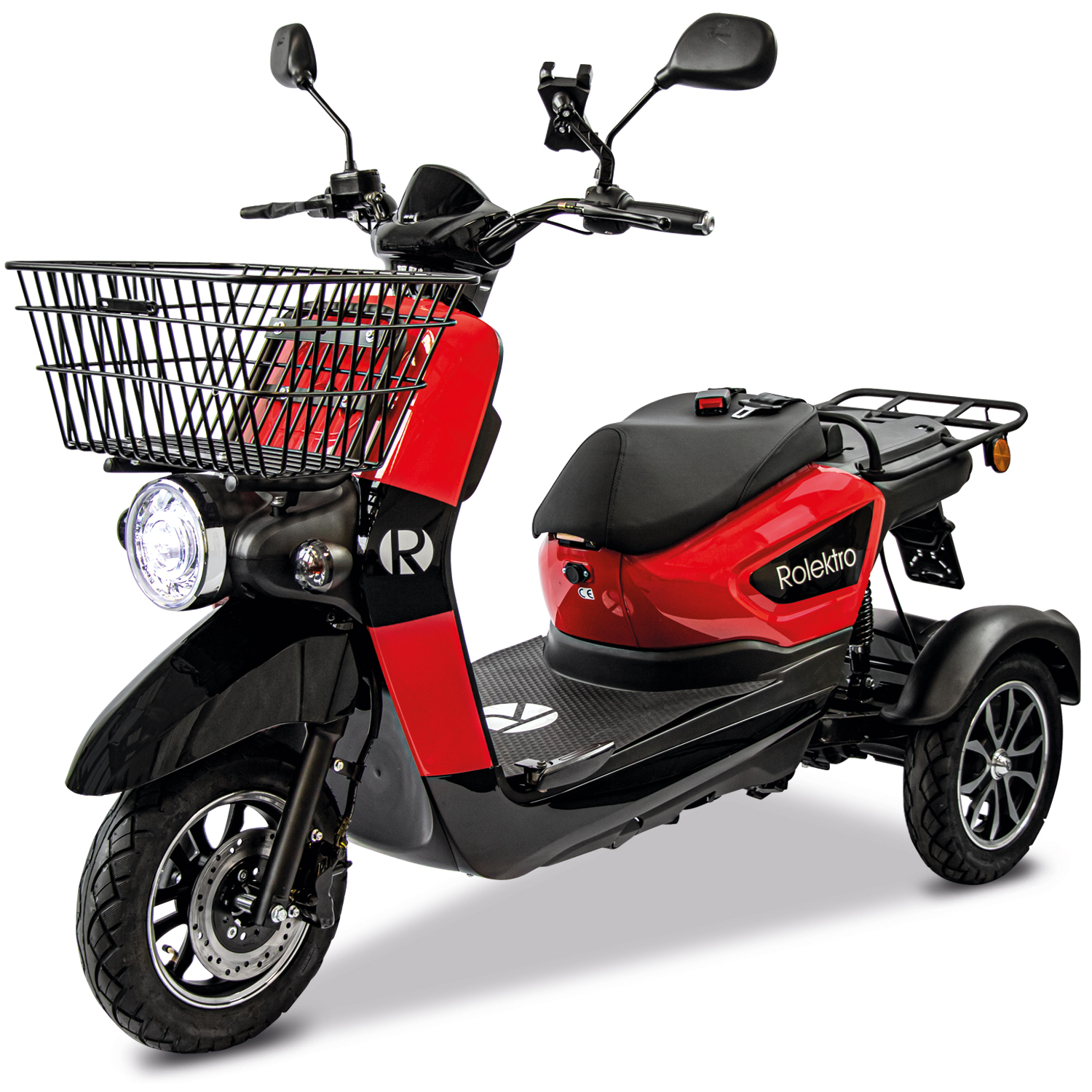 Rolektro E-Carrier 25 V.2 als Liefermobil, mit oder ohne Koffer, 2 Akku-Varianten