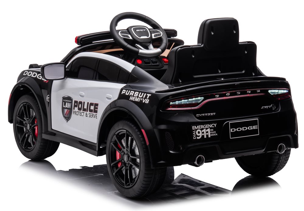 Elektro Kinderauto Dodge Polizei Polizeiauto, Elektrofahrzeug für Kinder, Elektroauto für Kinder
