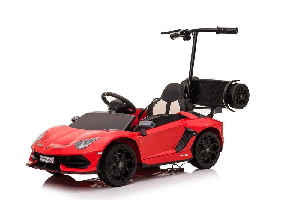 Elektro Kinderauto Lamborghini Aventador SX2018 mit Schiebestange und Stehplatz, 2x45Watt