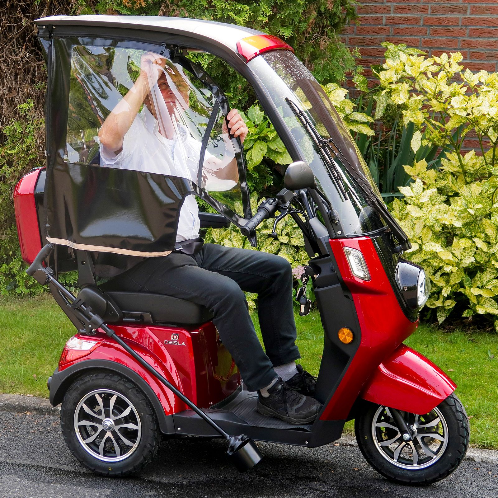 Rolektro Deisla, Dreirad DS3-25 mit Dach und Wetterschutz - 3 Rad Elektro Seniorenmobil bis 25 km/h