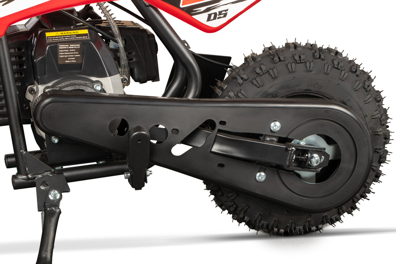 NITRO MOTORS 49cc mini Kinder Dirtbike DS86 Sport 6 Zoll, Kinder Benzin-Motorrad, Kinder Crossbike