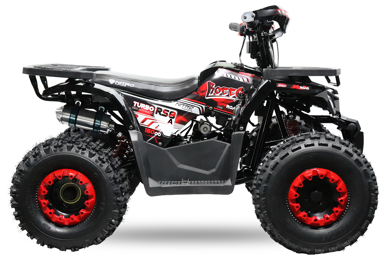 NITRO MOTORS 150cc midi Kinder Quad Rocco RS8-A Platin, Benzinquad Kinderquad Atv