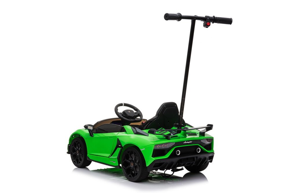 Elektro Kinderauto Lamborghini Aventador SX2018 mit Schiebestange und Stehplatz, 2x45Watt