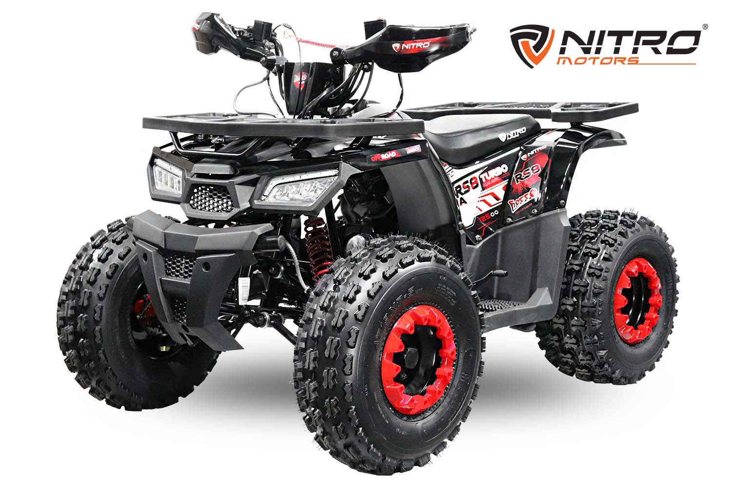 NITRO MOTORS 150cc midi Kinder Quad Rocco RS8-A Platin, Benzinquad Kinderquad Atv