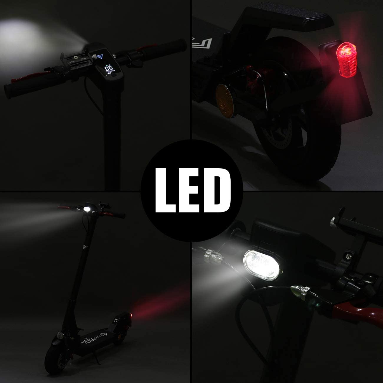 Velix E-Kick 20 km/h, 350 Watt Elektroroller für Jugendliche - Elektroscooter klappbar - E-Scooter ab 14 Jahren