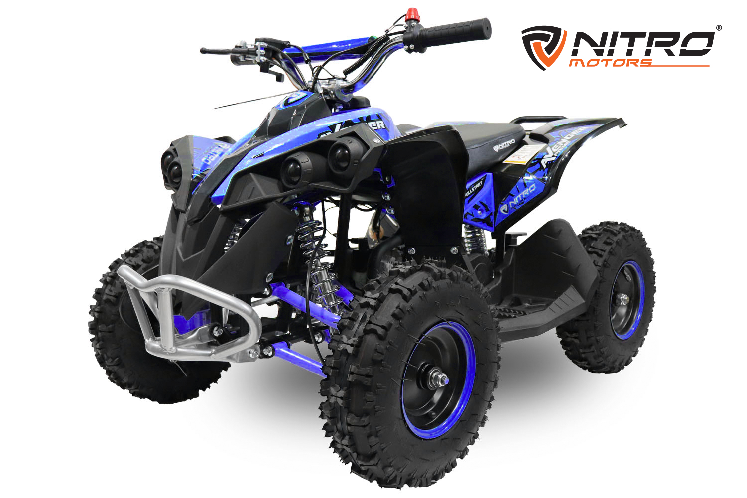 NITRO MOTORS 49cc mini Kinder Quad Avenger PRM 6 Zoll, Atv Kinderquad Benzinquad