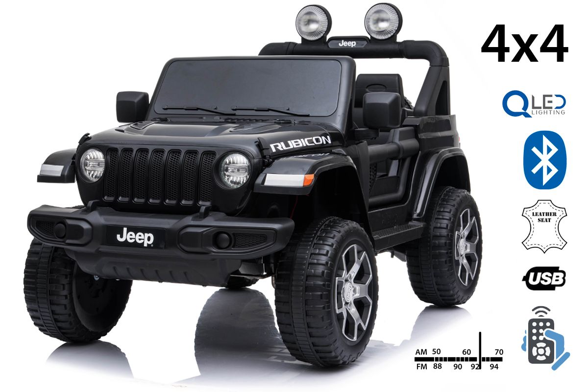 Elektrisches Kinderauto, Elektro Kinderfahrzeug Jeep Wrangler RIRICAR Elektroauto 12V Jeep Wrangler, Lithium-Akku, Elektrofahrzeug Kinder ab 3-8 Jahre