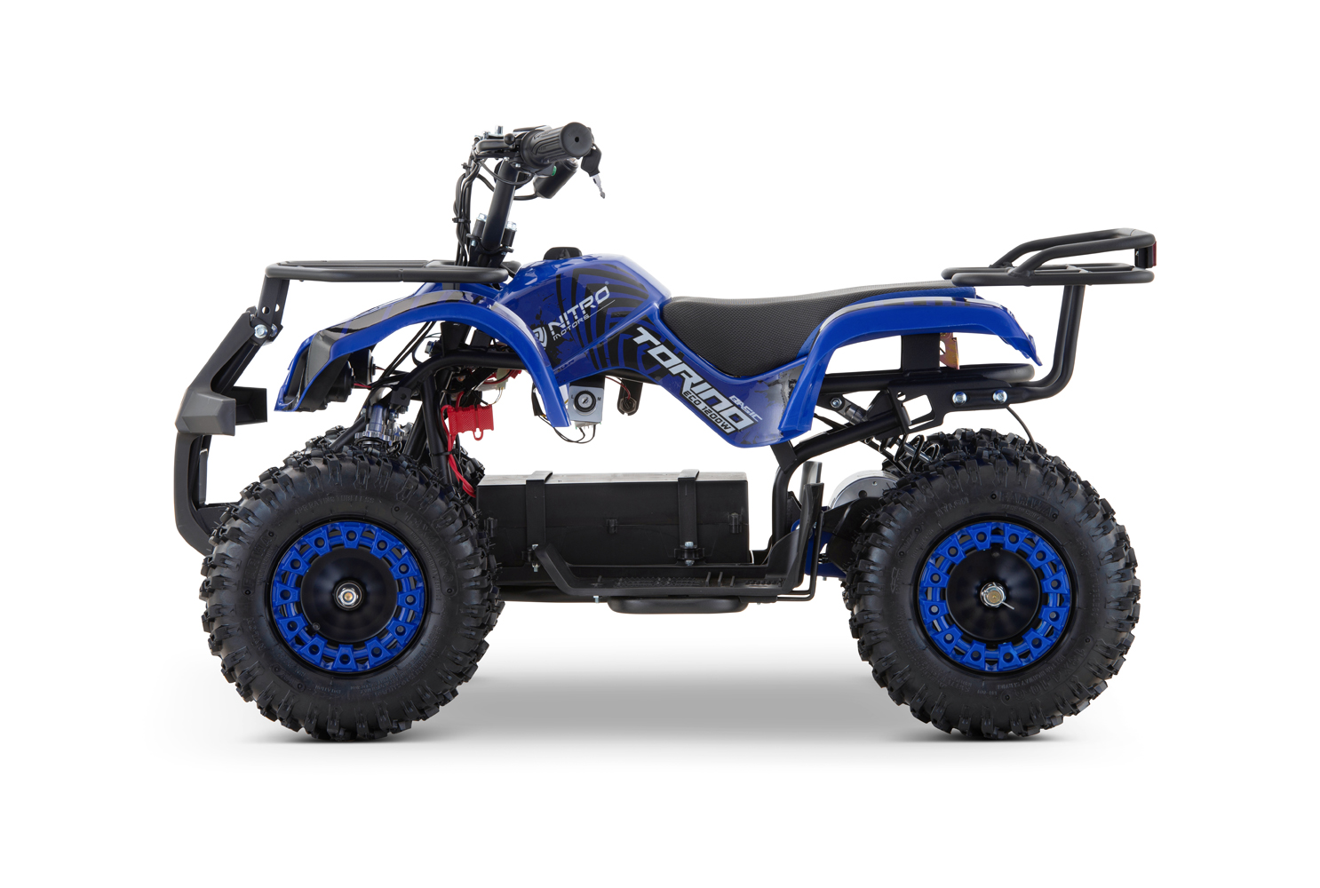 Elektro Kinderquad NITRO MOTORS 1200W Eco mini Kinder Quad Torino Sport 6 Zoll Snowy Tire L