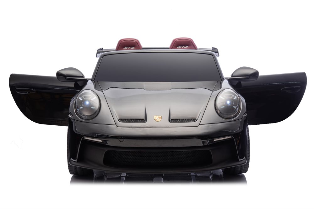 Kinderfahrzeug Porsche Spyder 911 GT3 2 Sitzer, 2 starke Elektromotoren bis 8 km/h