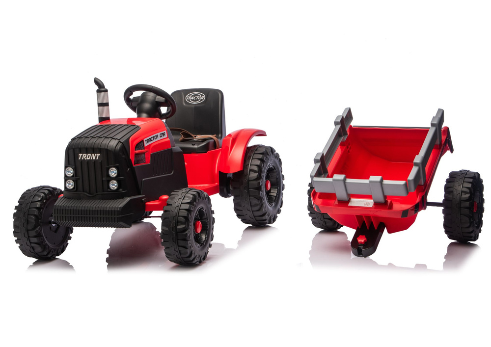 Kindertraktor - elektrischer Traktor CH9959B mit Anhänger und 2 x 120 Watt - Traktor mit Anhänger bis 7 km/h