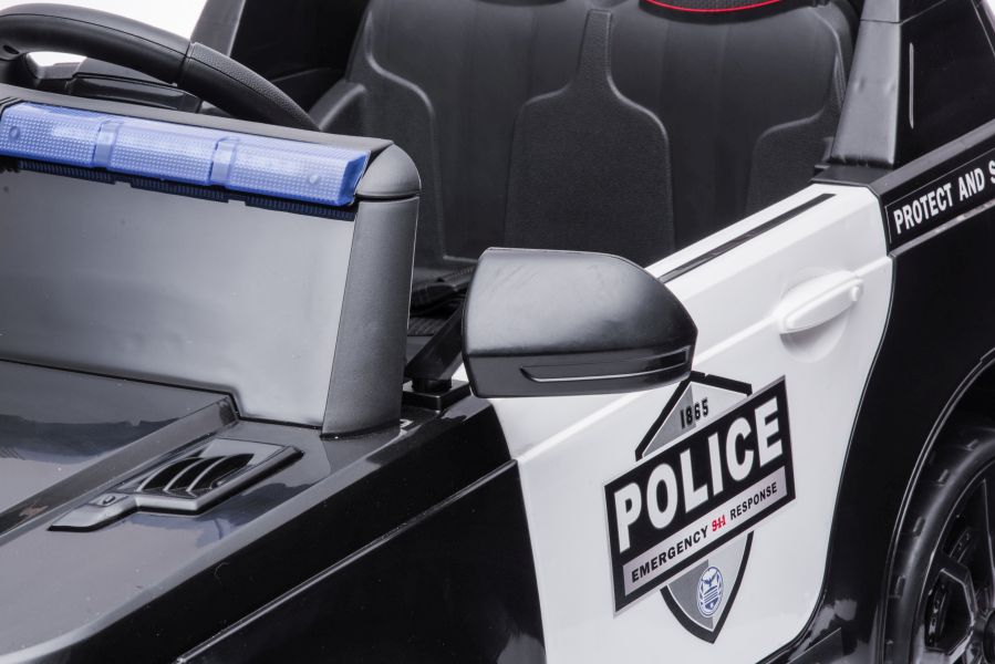 Polizei Elektroauto für Kinder BBH-021 Doppelsitzer - elektrisches Auto