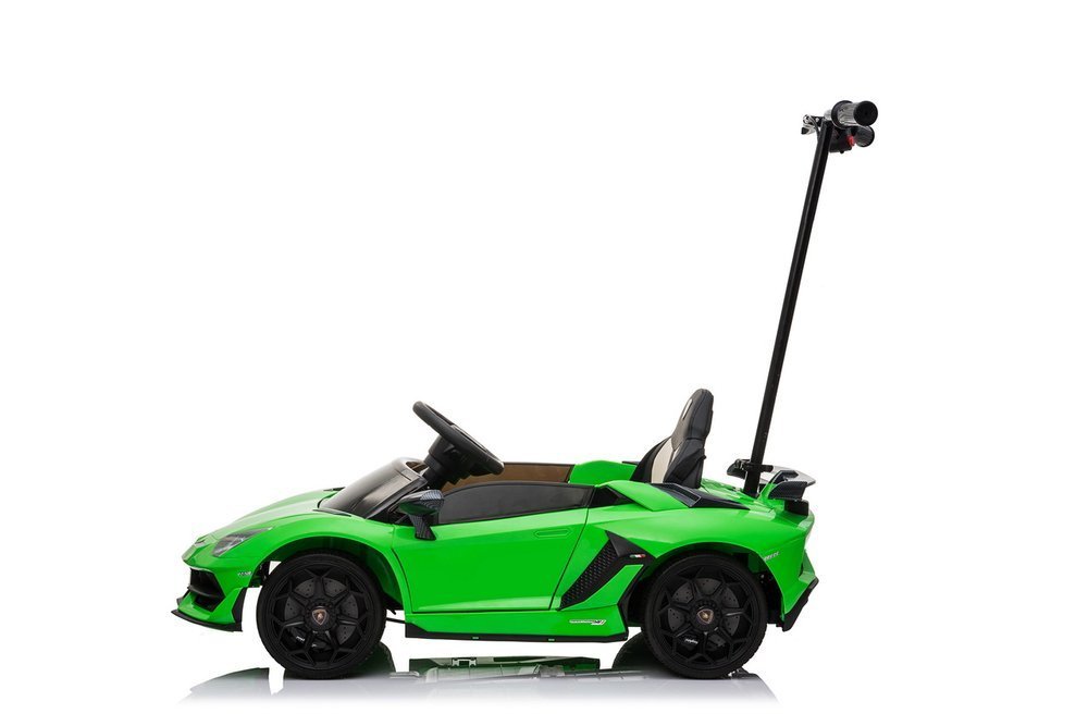 Elektro Kinderauto Lamborghini Aventador SX2018 mit Schiebestange und Stehplatz, 2x45Watt