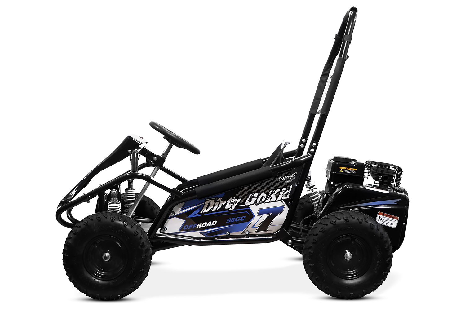 Nitro Motors GoKid Dirty 98cc Automatik Pullstart 6 Zoll Offroad Kinderbuggy, Strandbuggy, Benzinbuggy