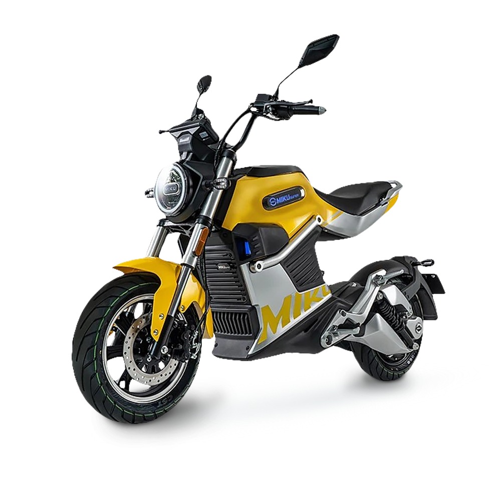 E-Motorrad Miku Super, Elektro-Motorrad bis 80 km/h, 3000 Watt, Lithium 72V