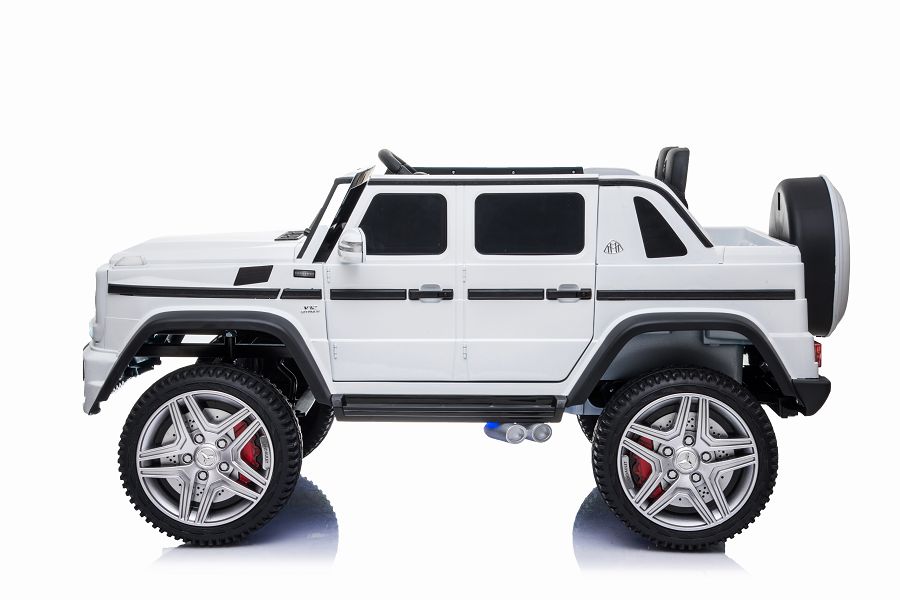 XXL Elektro Kinderfahrzeug – Elektro Auto Mercedes Maybach G650 – Lizenziert, 10 km/h, 2 Sitzer, 4 Motoren
