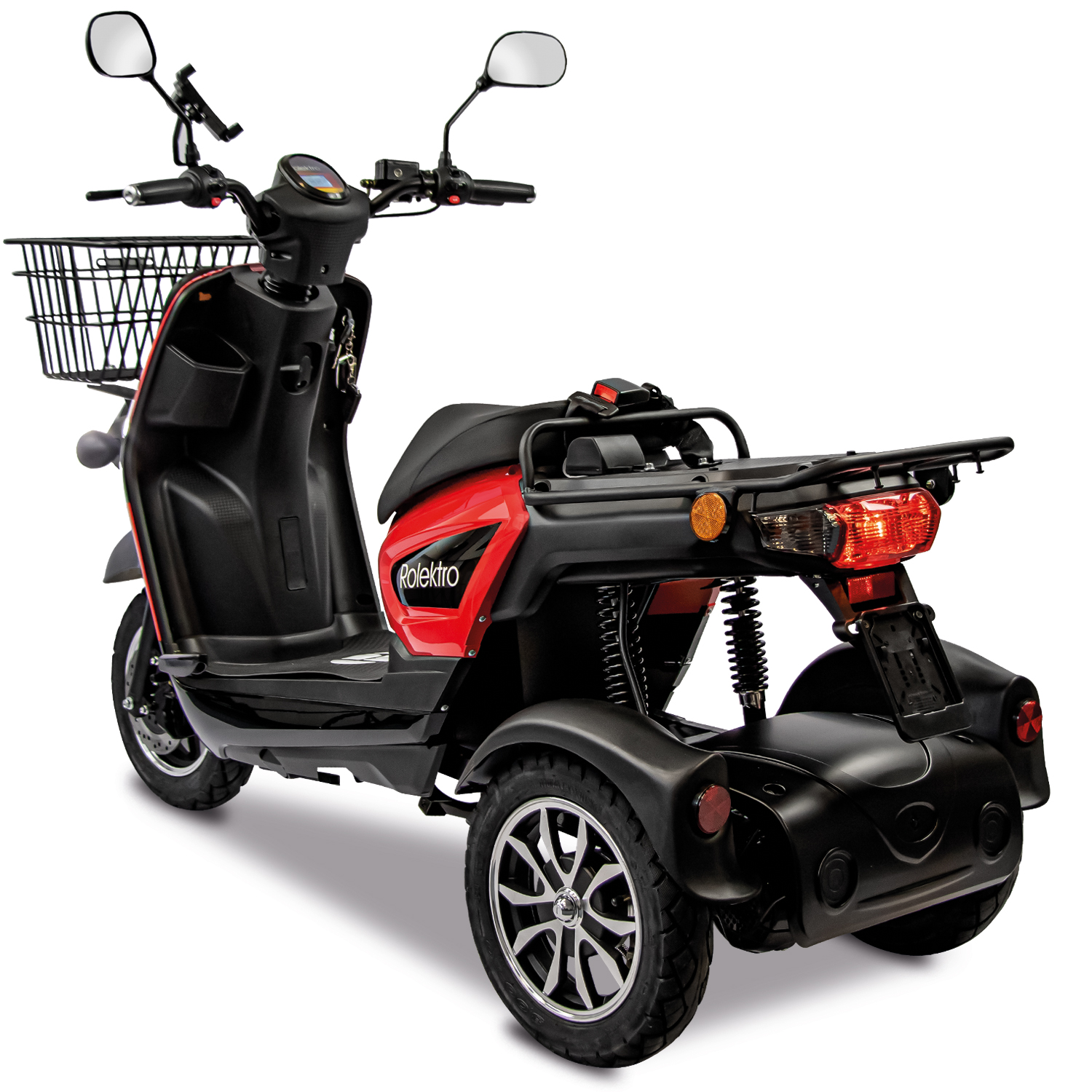 Rolektro E-Carrier 25 V.2 als Liefermobil, mit oder ohne Koffer, 2 Akku-Varianten