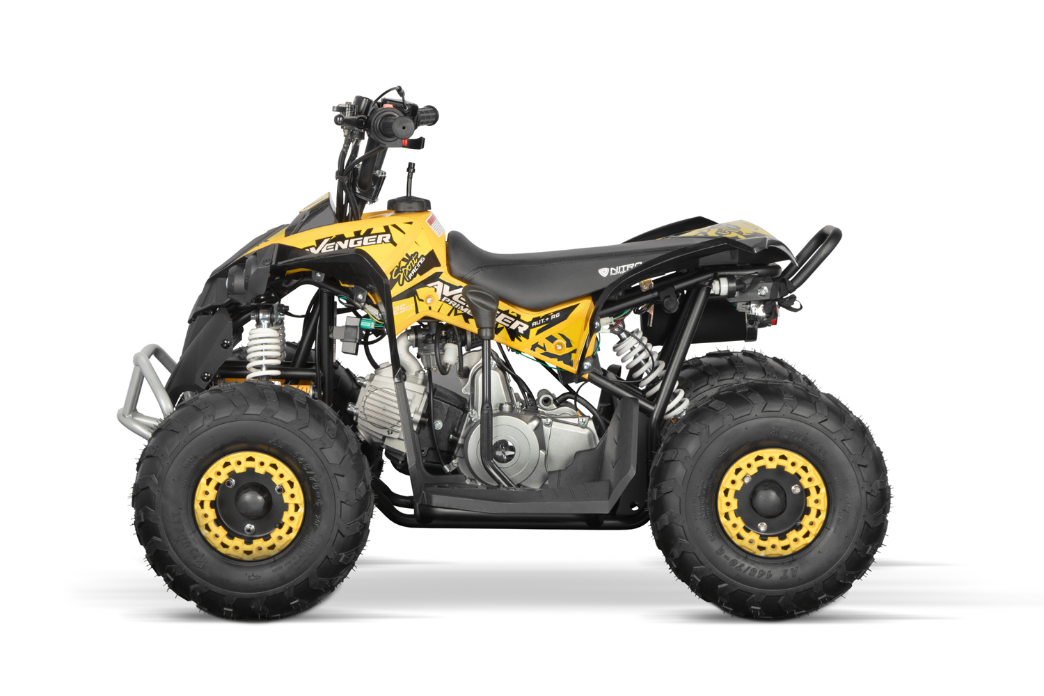 NITRO MOTORS 125cc midi Kinder Quad Avenger RG6-A PRM, Atv Kinderquad mit 6 Zoll