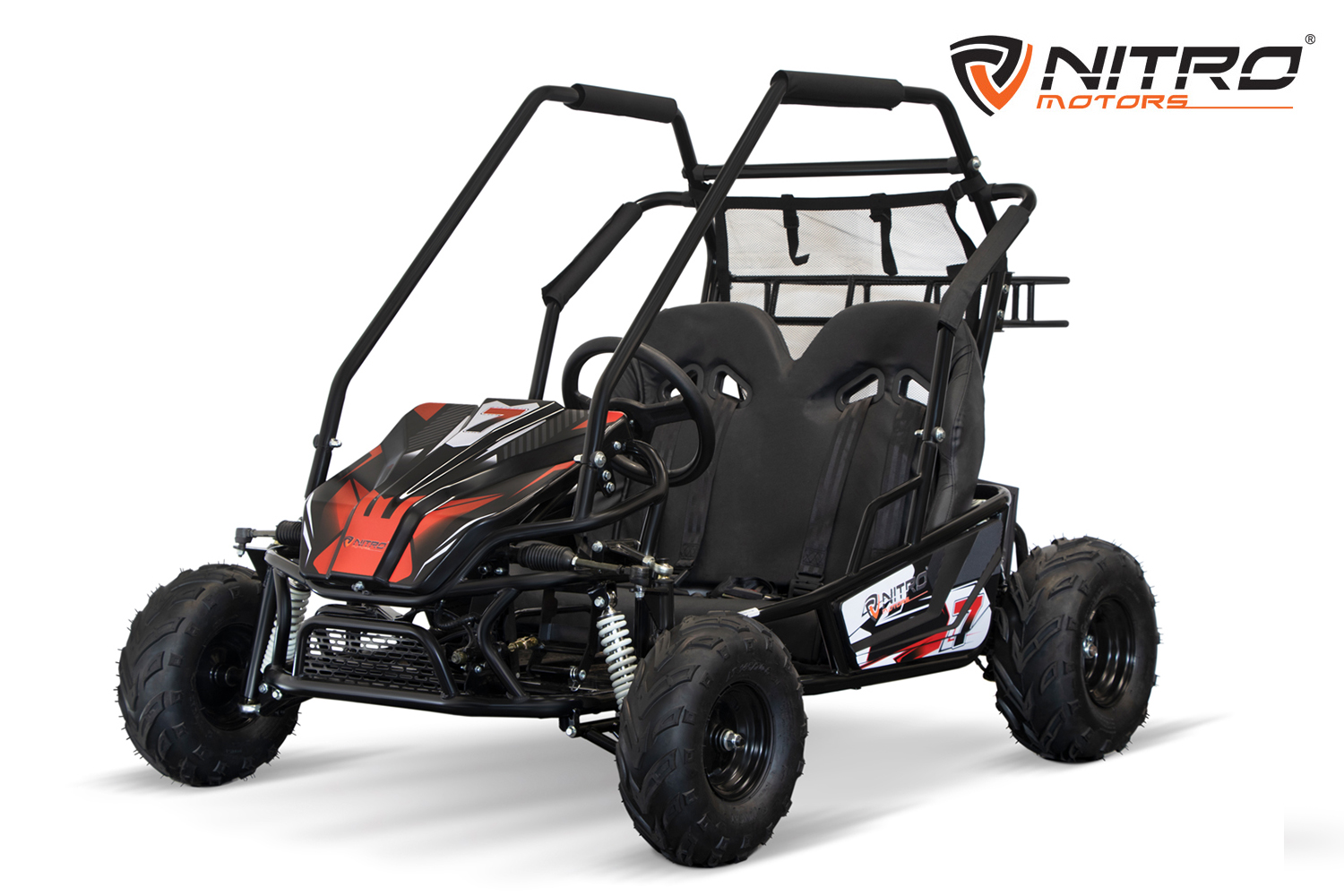 Elektro Kinderbuggy NITRO MOTORS Gokart 2000W Eco midi Kinder Buggy PRM 60V/20Ah - 2 Sitzer Strandbuggy