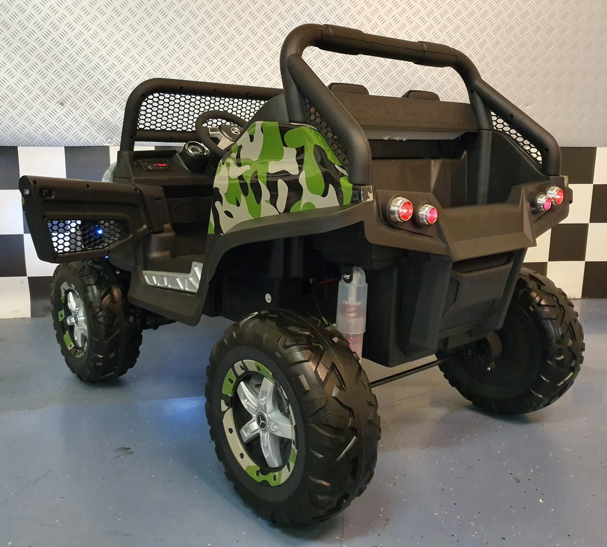 Elektro Kinderauto Mercedes Benz Unimog, Elektrofahrzeug für Kinder, Kinderfahrzeug, Electric Car