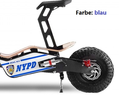 E-Trike Transport-Scooter, 3 Räder Velocifero MAD TRUCK Elektro Scooter 1800W - 3 Rad Elektroroller - mit Straßenzulassung