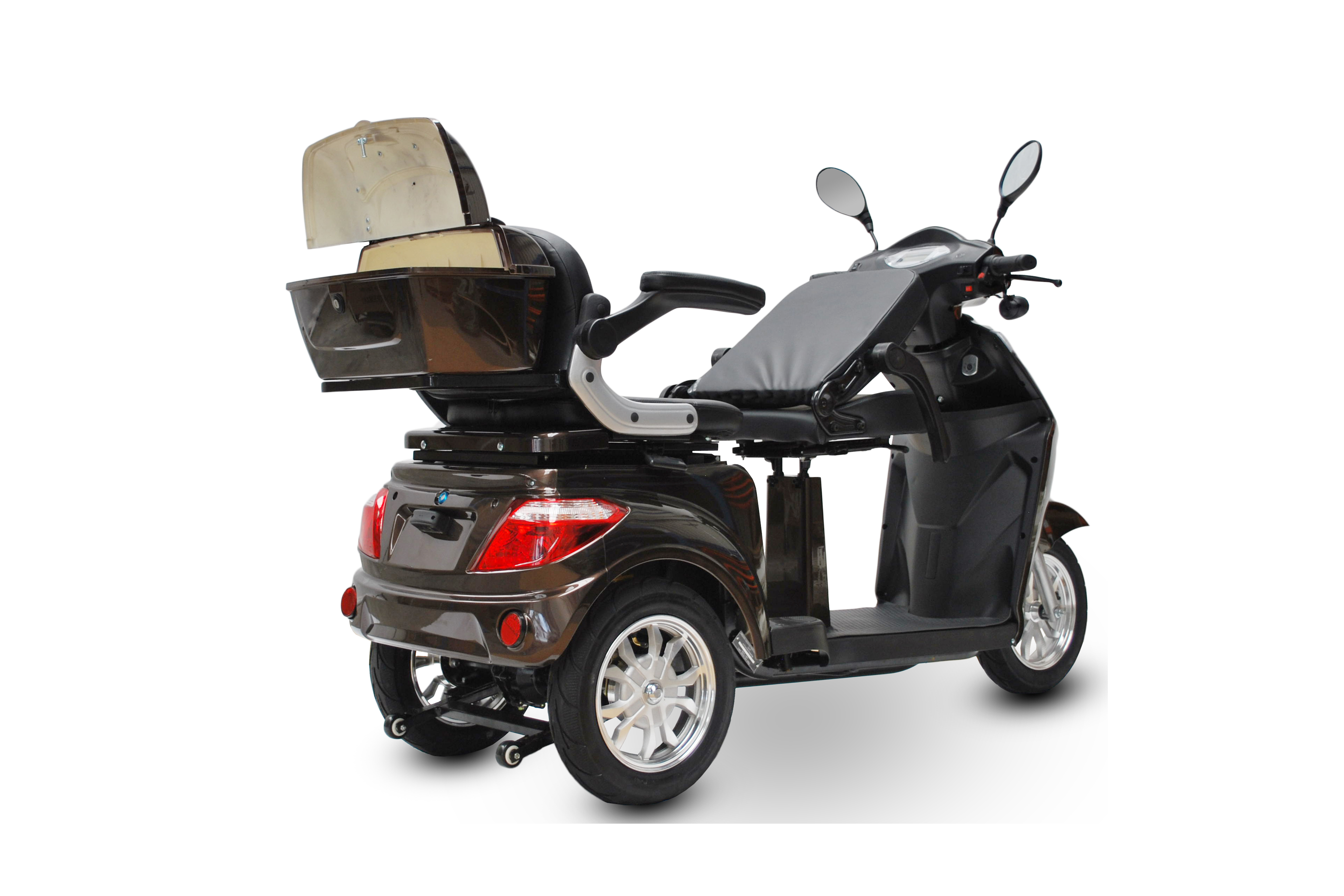 3 Rad Elektroroller DUO Doppelsitzer - Eco Engel 503 - Seniorenroller mit 2 Sitzen - 25 km/h (Blei/Lithium)