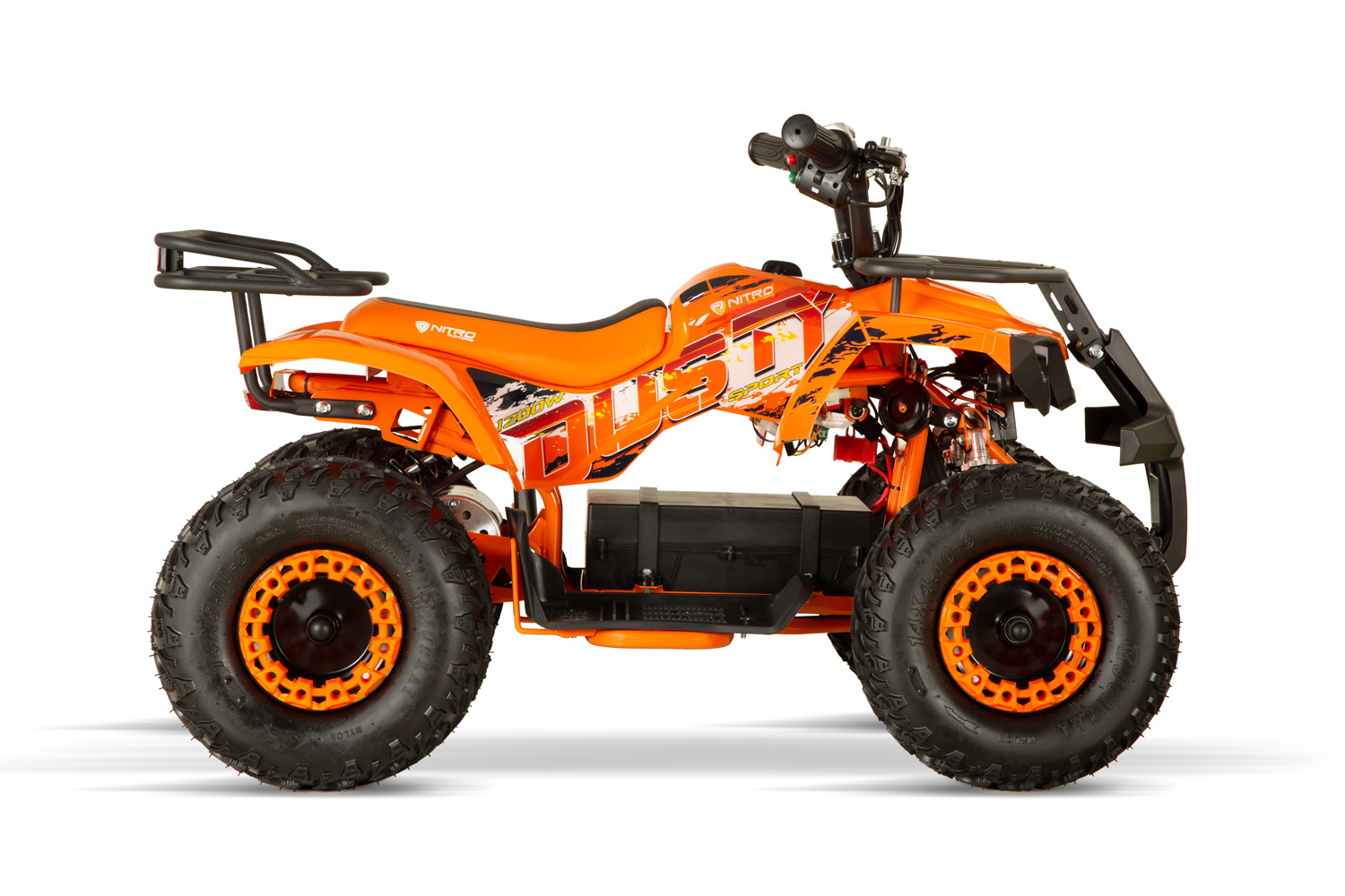 NITRO MOTORS 1200 W Eco mini Kinder Quad Dusty BTF-Profile XL, Elektroquad für Kinder, Kinderquad bis 25 km/h