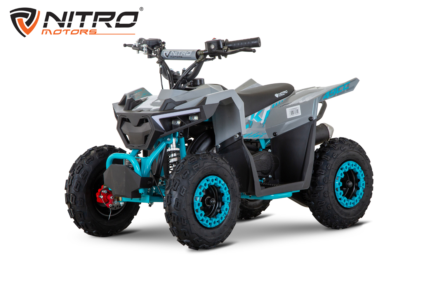 NITRO MOTORS 49cc Kinder Quad HULKI Sport 6 Zoll, Miniquad, Kinderquad, Benzinguad