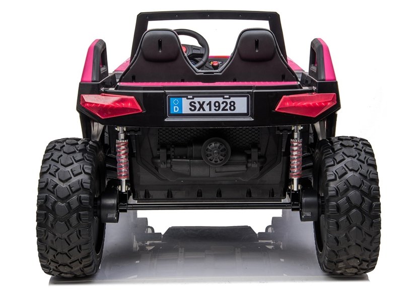 Kinder-Elektrofahrzeug -  9 km/h Elektroauto SX1928 Jeep für Kinder - Geländefahrzeug Doppelsitzer