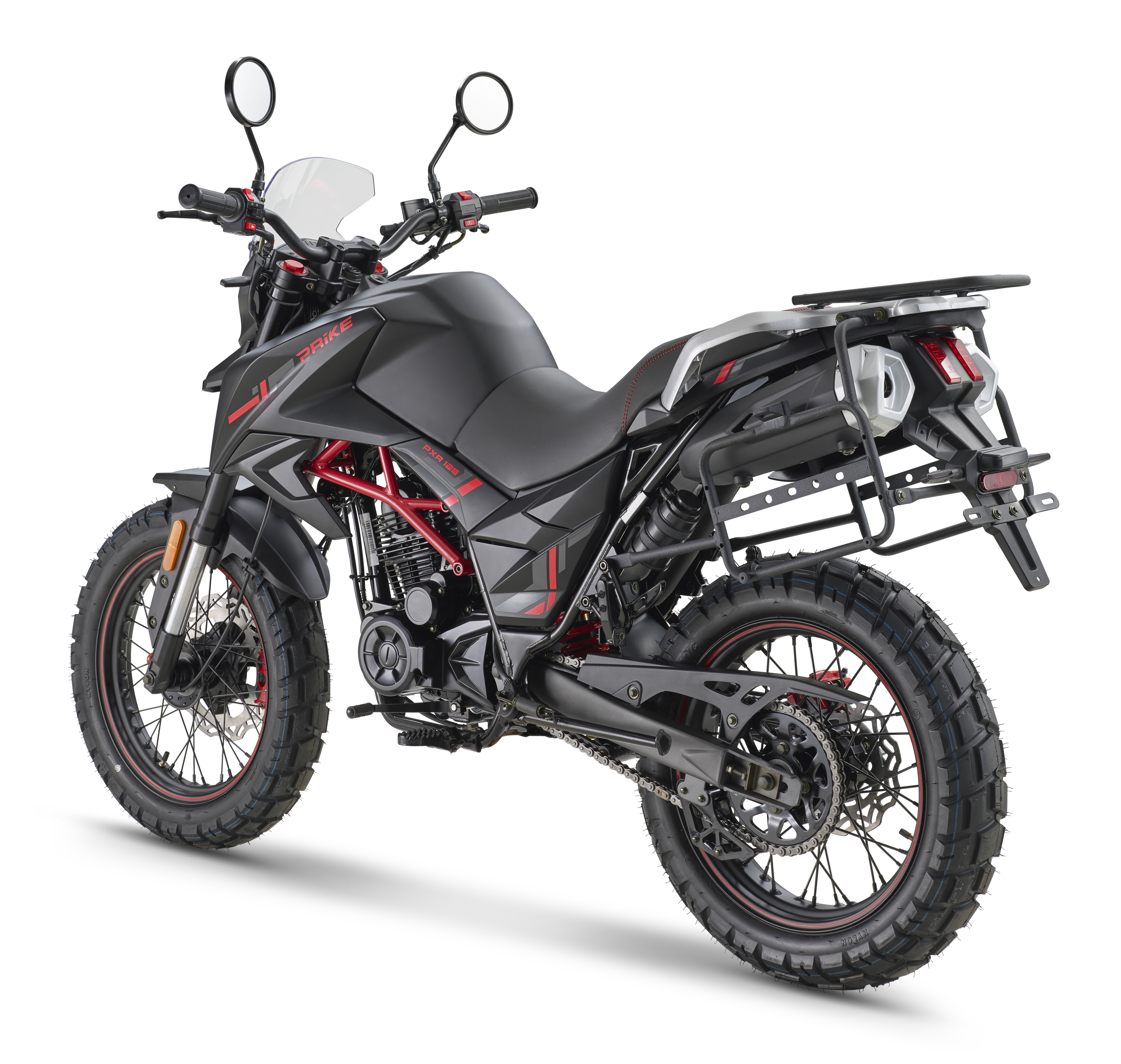 Benzin Motorrad PRIKE PXA 125 Adventure mit 9,9 PS und 85 km/h, 4-Takt