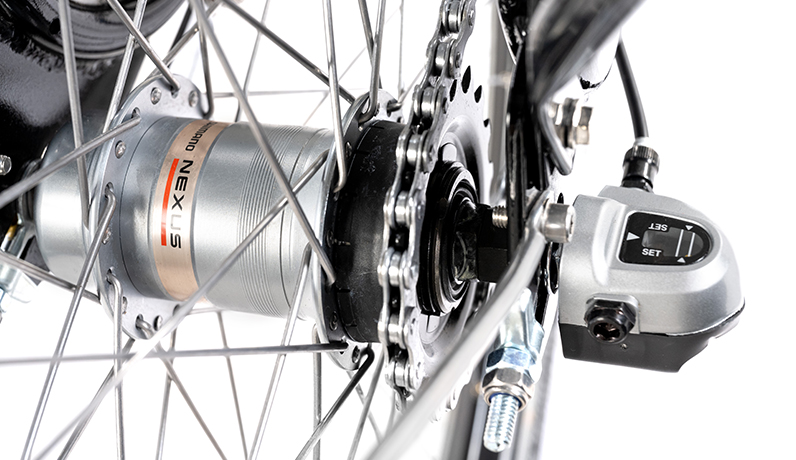 Transporfahrrad Kuli von Pfautec mit Klappständer, Promotionfahrrad, Fahrrad für Auslieferungen