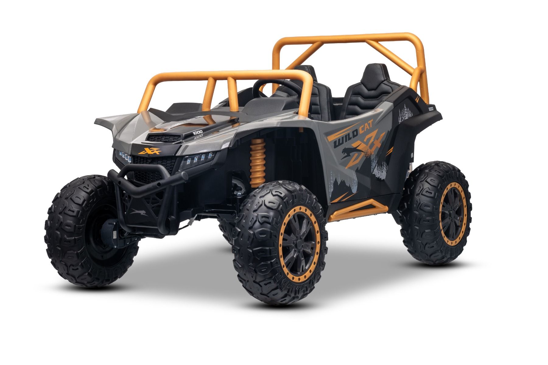 Großes Kinder Elektroauto Ride-on Buggy Arctic CAT XXL 2-Sitzer, Elektrofahrzeug mit Lithiumakku und 4x75 Watt
