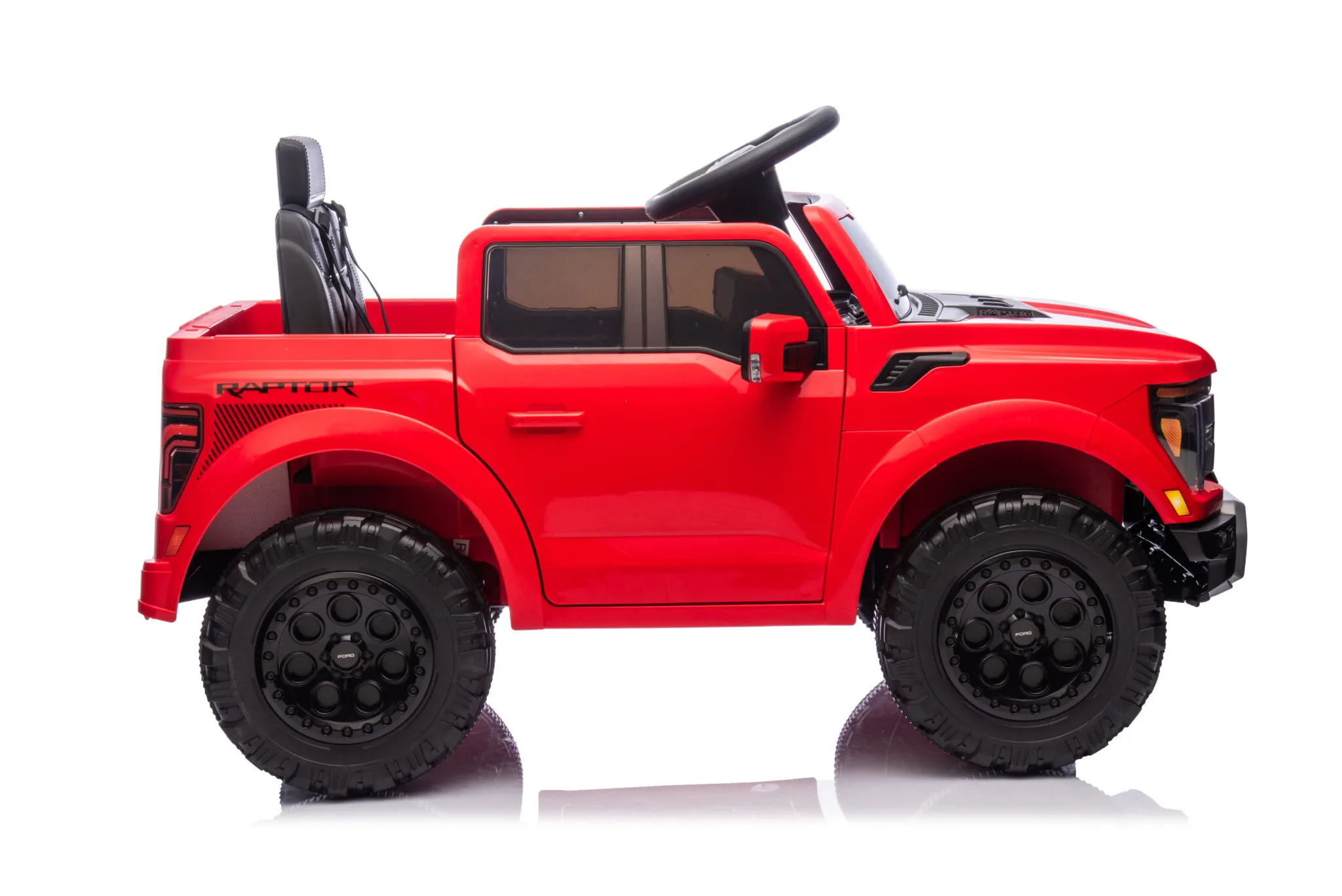 Kinder Elektrofahrzeug Pickup Ford Raptor - Einsitzer mit 2x25 Watt, Elektro Kinderauto SUV Jeep