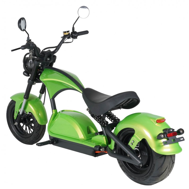 Elektroroller 2-Rad Chopper Blake mit 3000 W, E-Roller bis 45 km/h und Li Samsung-Akku, E-Chopper