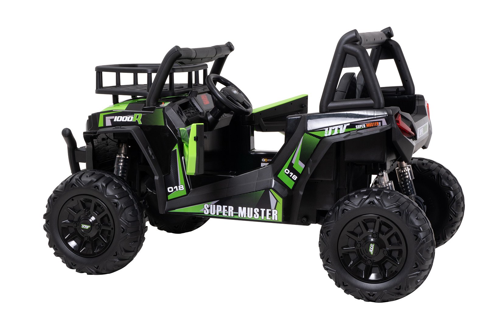 Elektro-Kinderauto UTV Ride Jeep - Elektrofahrzeug für Kinder, Elektro Kinderquad 2-Sitzer 2x200 Watt