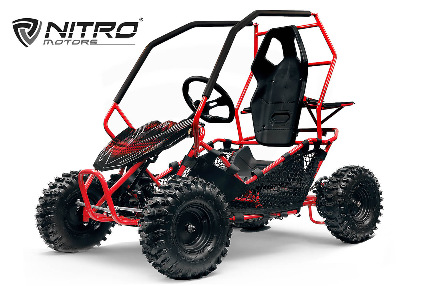 Elektro Kinderbuggy GoKart Crosser 1000 Watt, 2-Stufen Drossel, Strandbuggy Kinder-Quad
